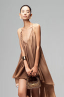 Brown Crystal Handbag for women, from Pham Studio. The Viet Concept 