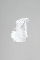 White Aveline Mini Dress for women, from CALISTA, The Viet Concept