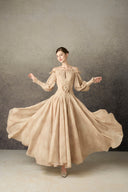 ROSEE de MATIN • Off-Shoulder Draping Maxi Dress