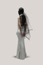 Goby Halter Extended Flap Silk Top for women, from DAS LA VIE, The Viet Concept 