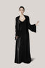 Black Amelie Long Robe Lace Back for women, from DORO, The Viet Concept 