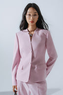 HOBB • Tailored Mandarin Collar Suit Jacket