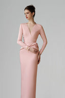 Pink Velisse Maxi Dress for women, from CALISTA, The Viet Concept 