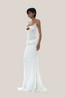 White Sok Vy Maxi Dress for women, from Huelley Rose, The Viet Concept 