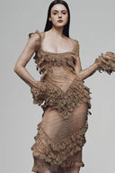 Eurydice Midi Dress for women, from La  Vierge, The Viet Concept 