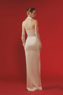 Margée Atelier • Hanah Floral Embellished Taffeta Evening Gown
