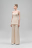 Veloria Peplum Spaghetti Strap Crepe Top for women, from Maison Des Copains, The Viet Concept 