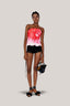Hellebore Strapless Floral Taffeta Top for women, from DAS LA VIE, The Viet Concept 