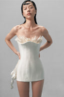 Aurora Sprout Sculpted Corset Mini Dress for women, from DAS LA VIE, The Viet Concept