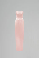 Celestia Pink Crystal Corset Silk Taffeta Maxi Dress for women, from IHF STUDIO, The Viet Concept 