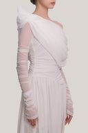 White One Shoulder Midi Dress for women, from MUST HAVE, The Viet Concept 3