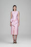 Bosen Sheath Twisted Taffeta Midi Dress for women, from White Plan, The Viet Concept 