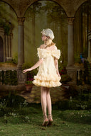 Élodie Couture Puff Sleeve Tiered Mini Dress for women, from MADDY HATES ROSE, The Viet Concept