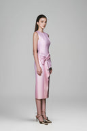Bosen Sheath Twisted Taffeta Midi Dress for women, from White Plan, The Viet Concept 