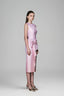 Bosen Sheath Twisted Taffeta Midi Dress for women, from White Plan, The Viet Concept 