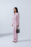 HOBB • Tailored Mandarin Collar Suit Jacket