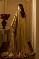 Bustier Mermaid Gown & Long Robe – Metallic Silk Couture Dress for women, from IHF ATELIER, The Viet Concept 