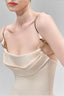 Veloria Peplum Spaghetti Strap Crepe Top for women, from Maison Des Copains, The Viet Concept 