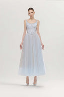 Claire Celestial Mesh Maxi Dress for women, from JOSEPHINE, The Viet Concept 