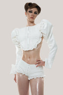 White Suo Top for women, from Huelley Rose, The Viet Concept 