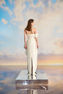 Amelinda Royal Taffeta Peplum Evening Gown for women, from 21SIX, The Viet Concept