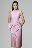 Bosen Sheath Twisted Taffeta Midi Dress for women, from White Plan, The Viet Concept 
