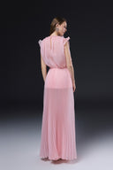 Valencia Pleated Chiffon Maxi Dress for women, from JOSEPHINE, The Viet Concept 