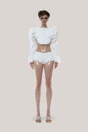 White Suo Top for women, from Huelley Rose, The Viet Concept 
