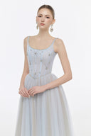 Claire Celestial Mesh Maxi Dress for women, from JOSEPHINE, The Viet Concept 