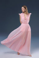 Valencia Pleated Chiffon Maxi Dress for women, from JOSEPHINE, The Viet Concept 