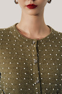 Savannah Straight Jewel Neck Cotton Jacket for women, from HOBB, The Viet Concept 
