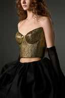 Noir Étoile Taffeta Bubble Mini Skirt for women, from IHF STUDIO, The Viet Concept