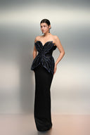 Reem Éclat Strapless Silk Taffeta Evening Gown for women, from 21SIX, The Viet Concept