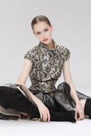 SORAMAME • Aeon Champagne Sequin Ruffle Mini Dress for women, from SORAMAME, The Viet Concept