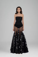 Black Anisa Maxi Dress for women, from Huelley Rose, The Viet Concept 