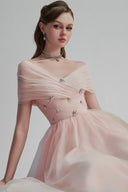 Pink Serinna Maxi Dress for women, from Calista, The Viet Concept 