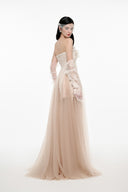 Jasmine Éclat Embroidered Maxi Dress for women, from JOSEPHINE, The Viet Concept 