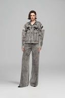 Open-Shoulder Point Collar Jacket for women, from GVLUX, The Viet Concept 