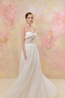 Amora Sculpted Bust Mesh Maxi Dress for women, from JOSEPHINE, The Viet Concept 