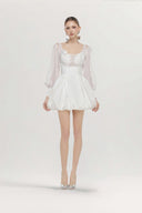 Beatrix Embellished Mesh Mini Dress for women, from JOSEPHINE, The Viet Concept 