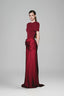Plamol Sheath Round Neck Cotton Silk Floor Length Dress for women, from White Plan, teh Viet Concept 