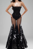 Black Anisa Maxi Dress for women, from Huelley Rose, The Viet Concept 