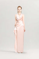 Vanity Crystal Cape Crepe Gown for women, from DO LONG, The Viet Concept 