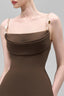Veloria Peplum Spaghetti Strap Crepe Top for women, from Maison Des Copains, The Viet Concept 