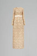 Ethereal Guipure Lace Long Sleeve Maxi Dress for women, from IHF STUDIO, The Viet Concept 