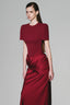 Plamol Sheath Round Neck Cotton Silk Floor Length Dress for women, from White Plan, teh Viet Concept 
