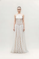 Natalie Étoile White Tulle Corset Gown for women, from JOSEPHINE, The Viet Concept 