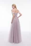 JOSÉPHINE • Maddy Lace Tulle Floor-Length Gown