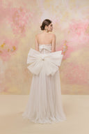 Amora Sculpted Bust Mesh Maxi Dress for women, from JOSEPHINE, The Viet Concept 