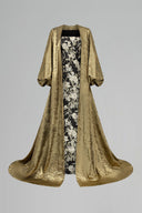 Bustier Mermaid Gown & Long Robe – Metallic Silk Couture Dress for women, from IHF ATELIER, The Viet Concept 